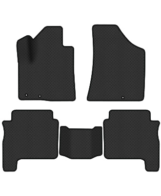 EVA коврики в салон авто EVAtech для Santa FE (CM) Restyling (Hinged Gas Pedal) 7 seats Hyundai 2010-2012 2 поколение SUV USA HY13945CE5KD3RBB - Фото 1