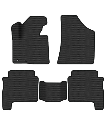 EVA коврики в салон авто EVAtech для Santa FE (CM) Restyling (Floor Gas Pedal) 5 seats Hyundai 2010-2012 2 поколение SUV USA HY13946CE5KD3RBB - Фото 1