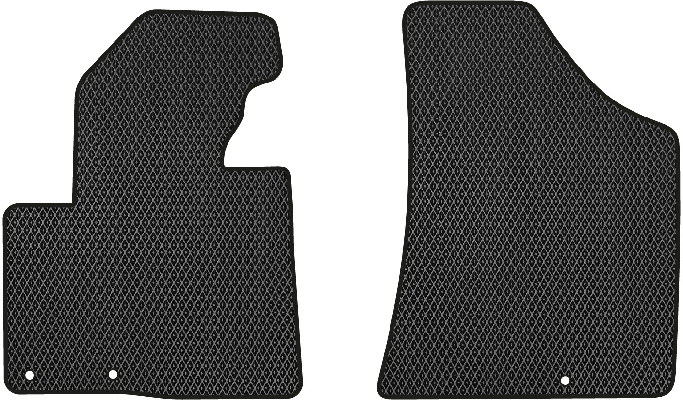 EVA коврики в салон авто передние EVAtech для Santa FE (CM) Restyling (Floor Gas Pedal) 7 seats Hyundai 2010-2012 2 поколение SUV USA HY13947AG2KD3RBB - Фото 1