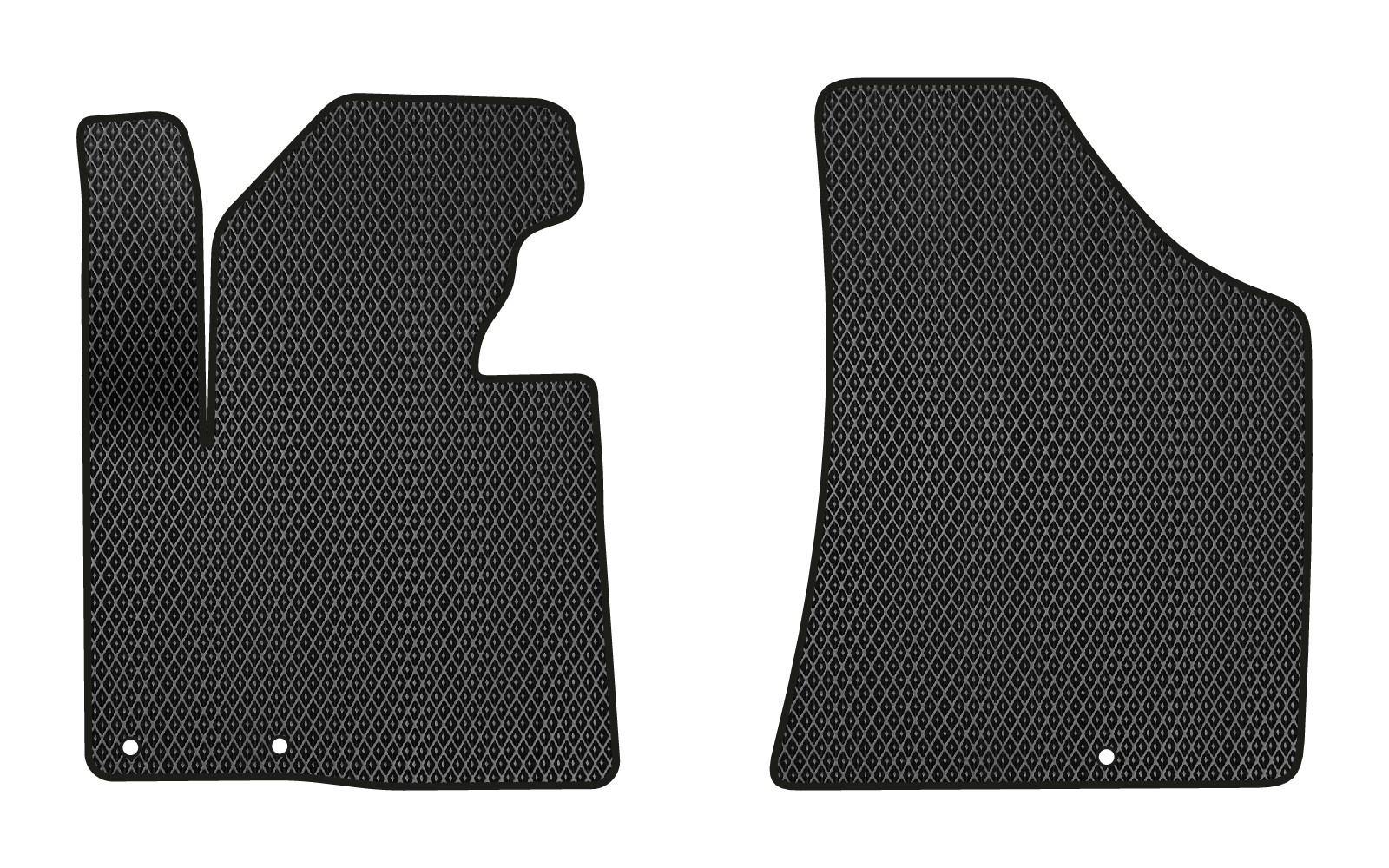EVA коврики в салон авто передние EVAtech для Santa FE (CM) Restyling (Floor Gas Pedal) 7 seats Hyundai 2010-2012 2 поколение SUV USA HY13947AV2KD3RBB - Фото 1