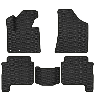 EVA коврики в салон авто EVAtech для Santa FE (CM) Restyling (Floor Gas Pedal) 7 seats Hyundai 2010-2012 2 поколение SUV USA HY13947CE5KD3RBB - Фото 1