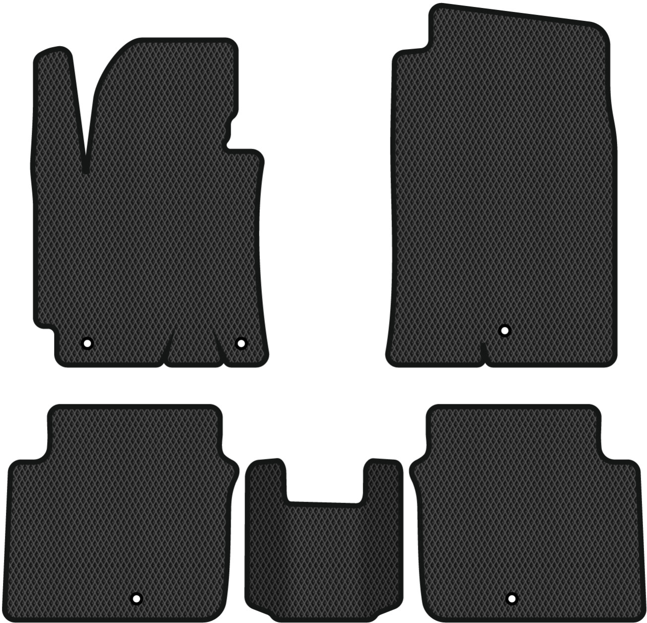 EVA коврики в салон авто EVAtech для Elantra (MD) (5 clips) Hyundai 2010-2015 5 поколение Sedan USA HY14487C5KH5RBB - Фото 1
