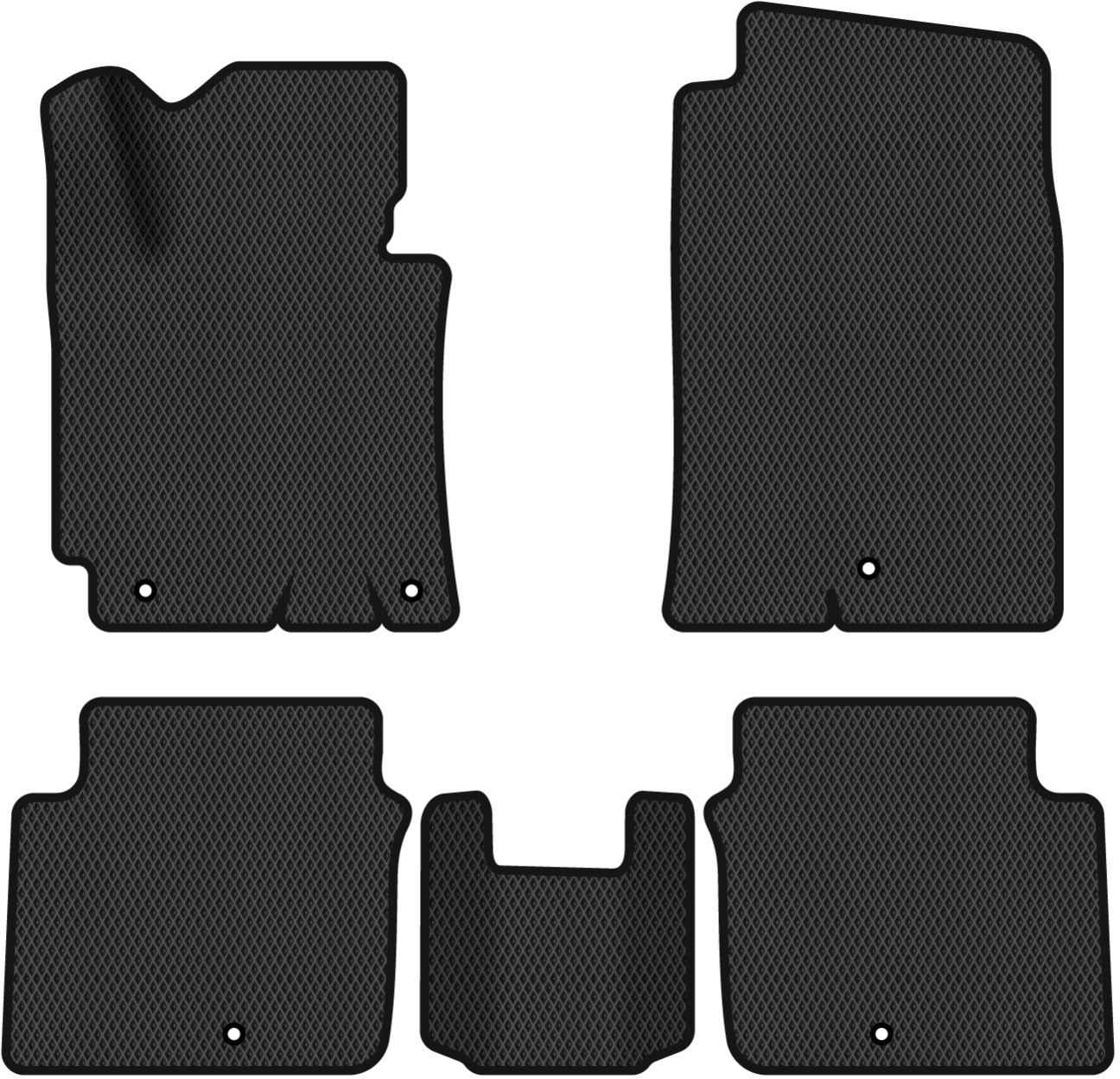 EVA коврики в салон авто EVAtech для Elantra (MD) (5 clips) Hyundai 2010-2015 5 поколение Sedan USA HY14487CD5KH5RBB - Фото 1