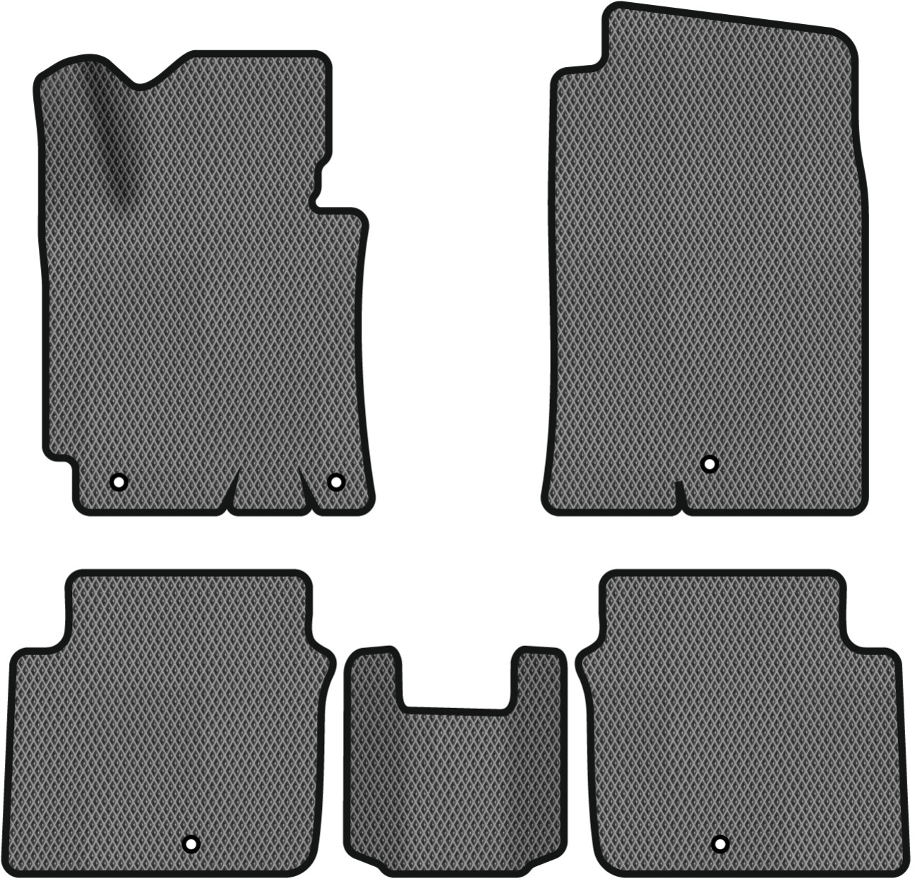 EVA коврики в салон авто EVAtech для Elantra (MD) (5 clips) Hyundai 2010-2015 5 поколение Sedan USA HY14487CD5KH5RGB - Фото 1