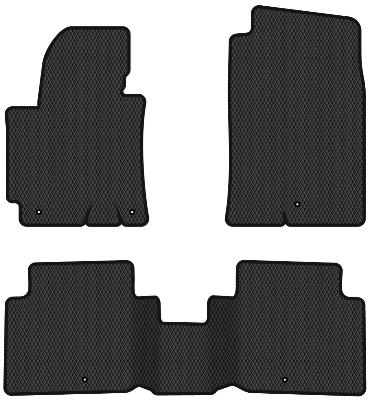 EVA коврики в салон авто EVAtech для Elantra (MD) (5 clips) Hyundai 2010-2015 5 поколение Sedan USA HY1975ZB3LA3RBB - Фото 1