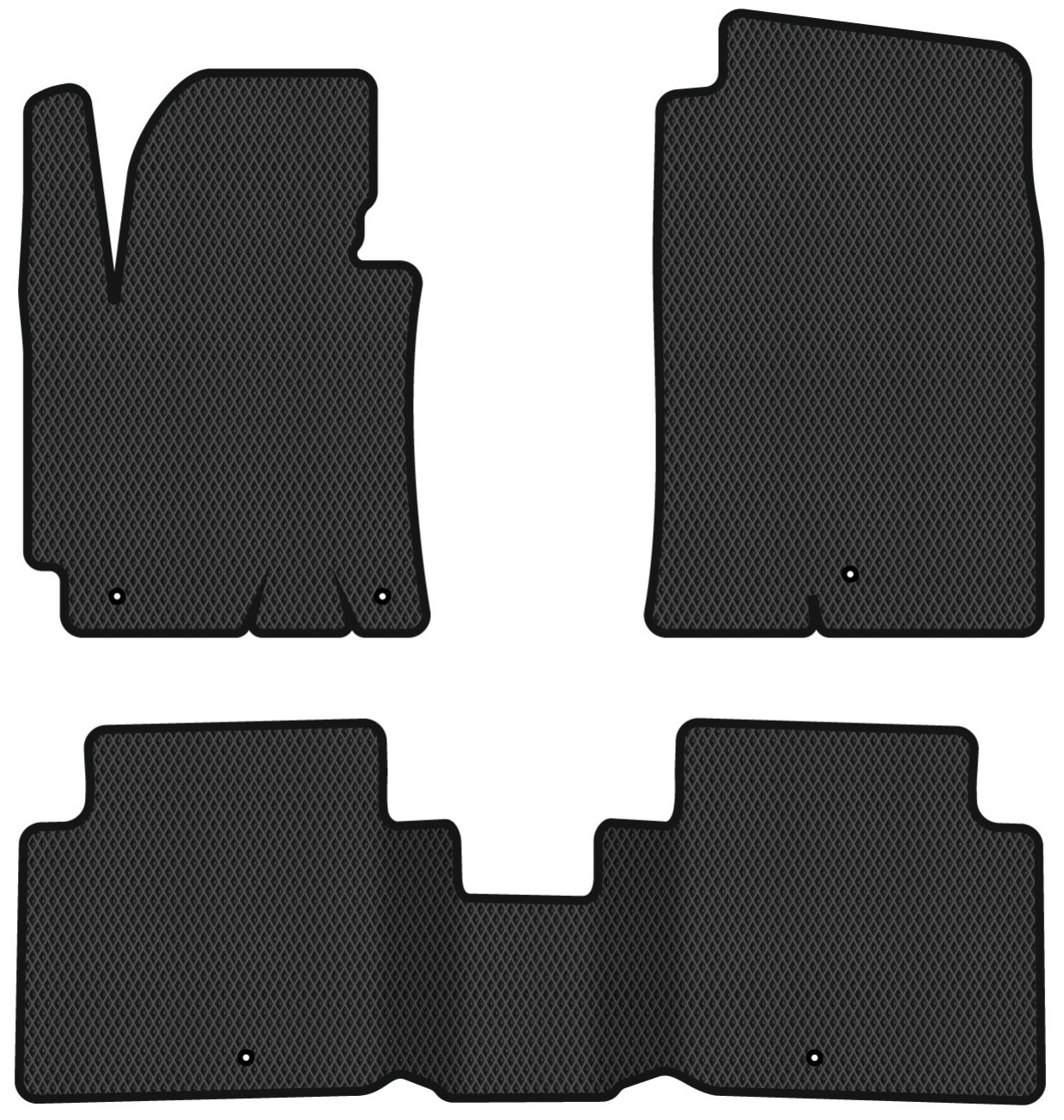 EVA коврики в салон авто EVAtech для Elantra (MD) (5 clips) Hyundai 2010-2015 5 поколение Sedan USA HY1975Z3LA5RBB - Фото 1