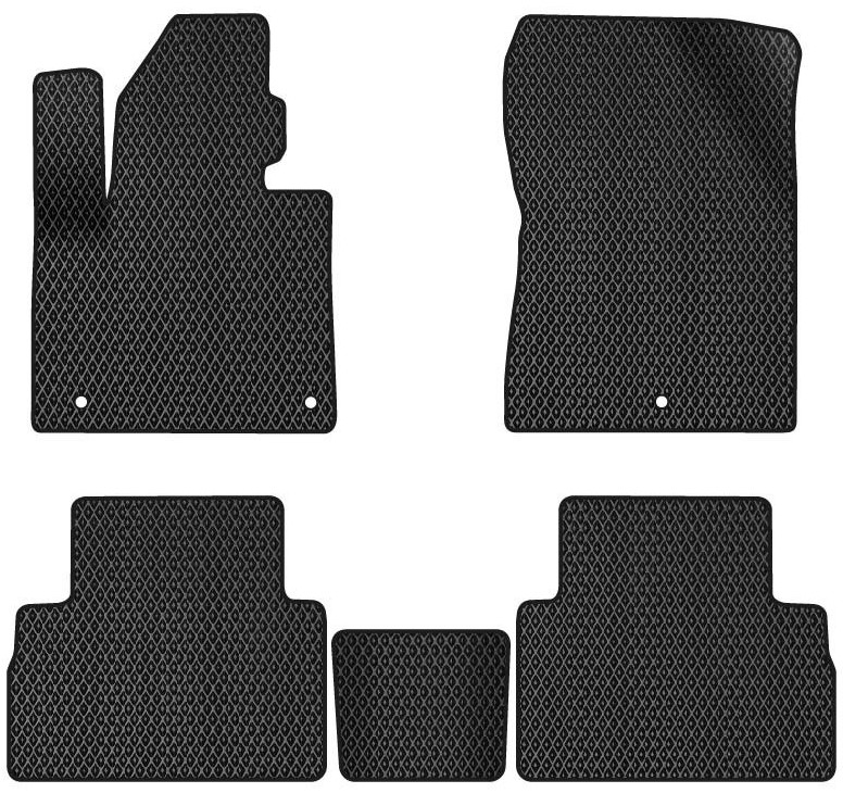 EVA коврики в салон авто EVAtech для Santa FE (TM) 7 seats Hyundai 2018-2020 4 поколение SUV Korea HY23822C5KH3RBB - Фото 1