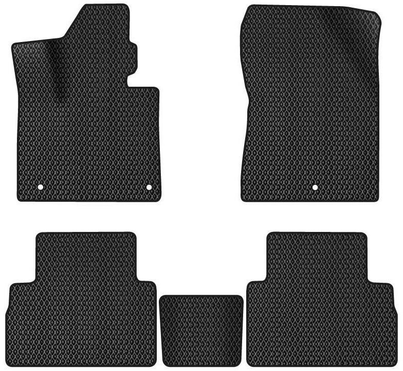 EVA коврики в салон авто EVAtech для Santa FE (TM) 7 seats Hyundai 2018-2020 4 поколение SUV Korea HY23822CD5KH3RBB - Фото 1