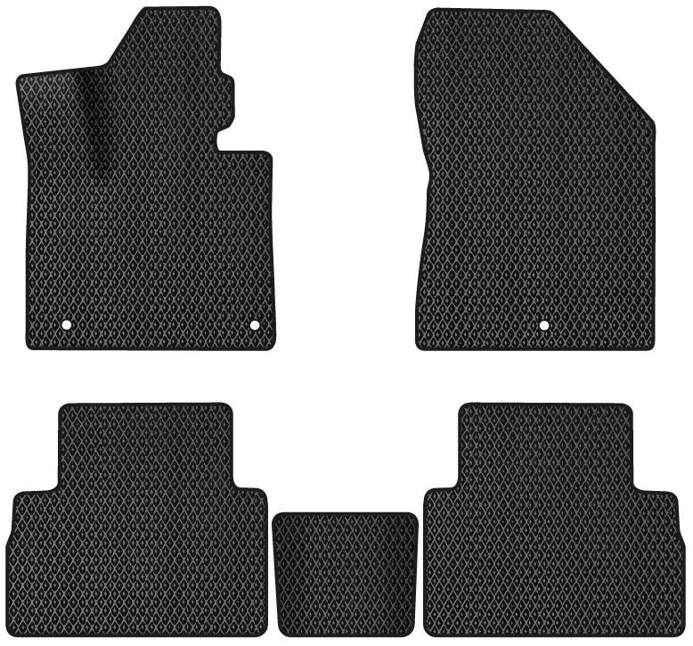 EVA коврики в салон авто EVAtech для Santa FE (TM) 7 seats Hyundai 2018-2020 4 поколение SUV Korea HY23822CE5KH3RBB - Фото 1