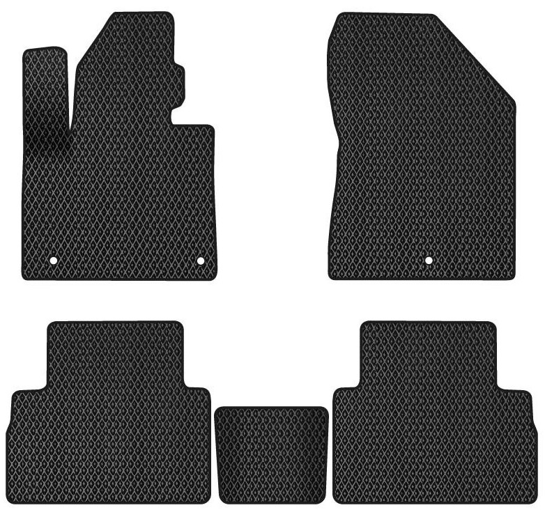 EVA коврики в салон авто EVAtech для Santa FE (TM) 7 seats Hyundai 2018-2020 4 поколение SUV Korea HY23822CV5KH3RBB - Фото 1