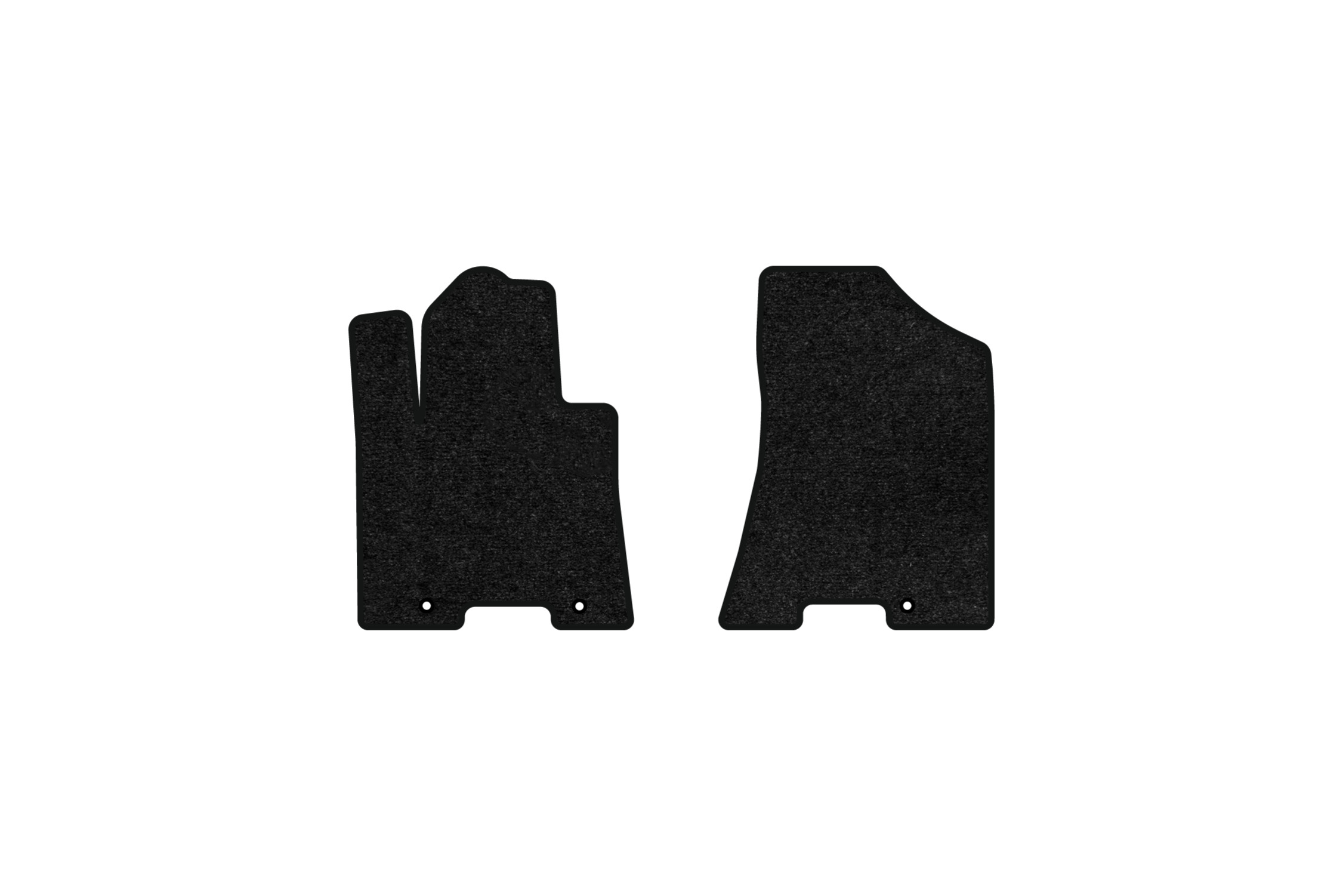Коврики ворсовые в салон авто EVAtech Standard для Hyundai Tucson (Squib VL+VR) 2015-2021 3 поколение SUV USA черный кант HY31217AV2KH3VEB - Фото 1