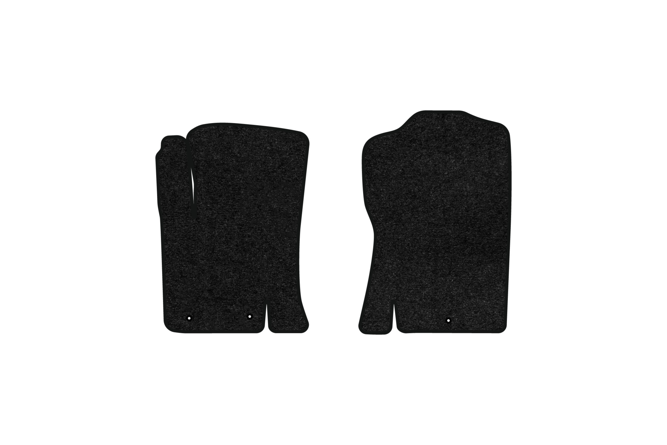 Коврики ворсовые в салон авто EVAtech Standard для Hyundai i20 (PB) 5-doors (3 clips) 2008-2014 1 поколение Htb EU черный кант HY32569A2LA3VEB - Фото 1