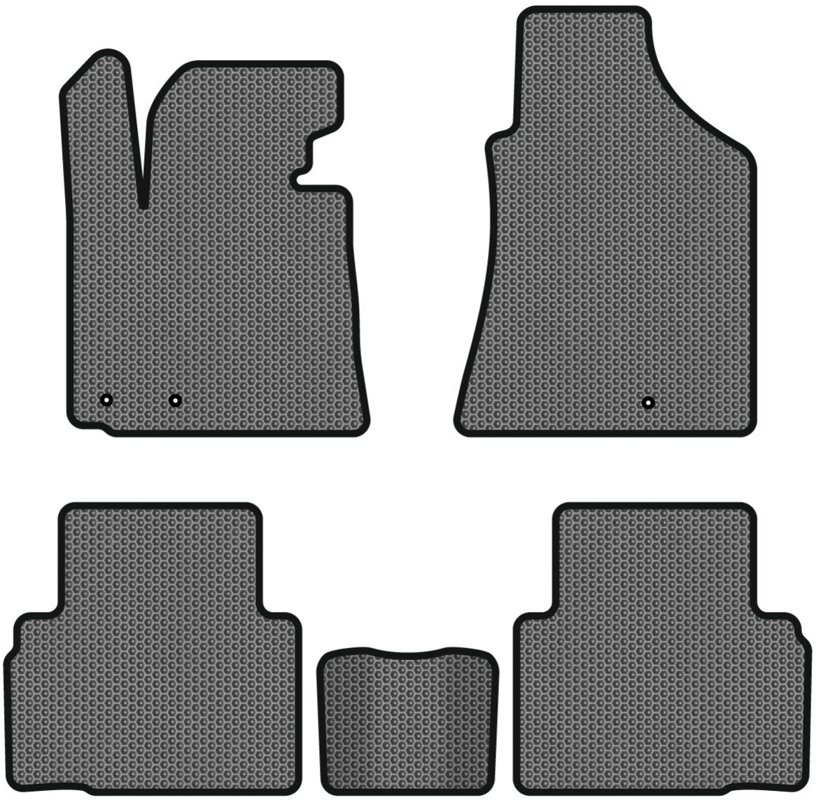 EVA килимки в салон авто EVAtech для ix35 (Tucson) Hyundai 2010-2015 1 покоління SUV EU HY3315CV5LA3SGB - Фото 1