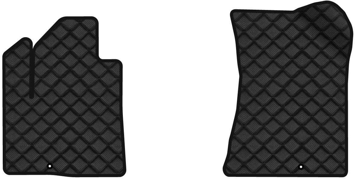 Коврики из экокожи в салон авто передние EVAtech ECO для Santa FE (CM) 5 seats Hyundai 2006-2010 2 поколение SUV EU (HY33306A2KD2BBB) - Фото 1