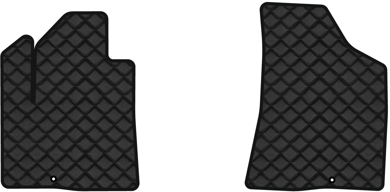 Коврики из экокожи в салон авто передние EVAtech ECO для Santa FE (CM) 5 seats Hyundai 2006-2010 2 поколение SUV EU (HY33306AV2KD2BBB) - Фото 1