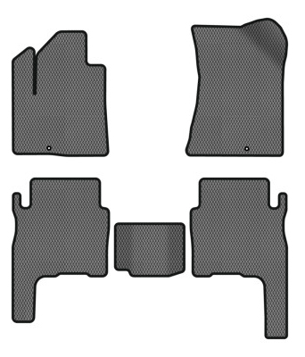 EVA килимки в салон авто EVAtech для Santa FE (CM) 5 seats Hyundai 2006-2010 2 покоління SUV EU HY33306C5KD2RGB - Фото 1
