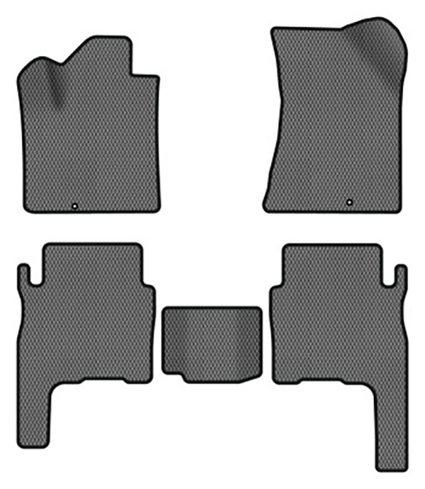 EVA коврики в салон авто EVAtech для Santa FE (CM) 5 seats Hyundai 2006-2010 2 поколение SUV EU HY33306CD5KD2RGB - Фото 1