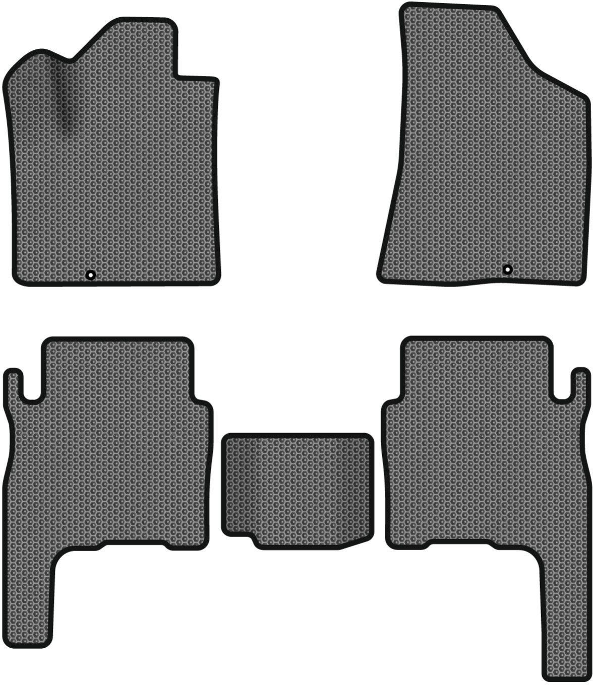 EVA коврики в салон авто EVAtech для Santa FE (CM) 5 seats Hyundai 2006-2010 2 поколение SUV EU HY33306CE5KD2SGB - Фото 1