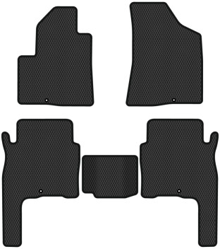 EVA коврики в салон авто EVAtech для Santa FE (CM) 5 seats Hyundai 2006-2010 2 поколение SUV Korea HY33308CGK5KD5RBB - Фото 1