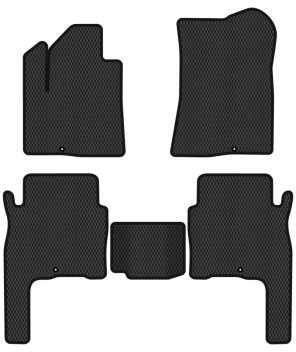 EVA коврики в салон авто EVAtech для Santa FE (CM) 5 seats Hyundai 2006-2010 2 поколение SUV Korea HY33308CLK5KD4RBB - Фото 1
