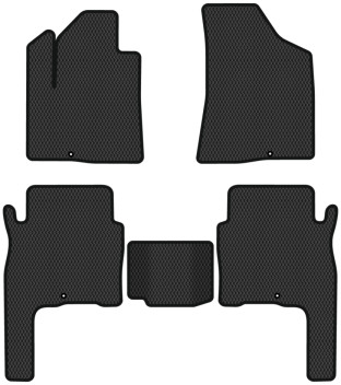 EVA коврики в салон авто EVAtech для Santa FE (CM) 5 seats Hyundai 2006-2010 2 поколение SUV Korea HY33308CVK5KD4RBB - Фото 1