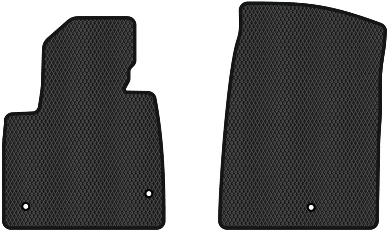 EVA коврики в салон авто передние EVAtech для Santa FE (DM) 7 seats Hyundai 2012-2017 3 поколение SUV USA HY34472AB2LA3RBB - Фото 1