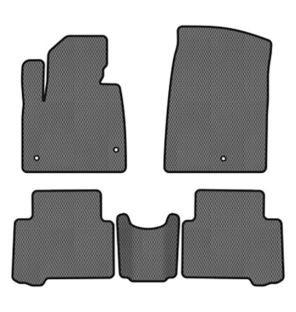 EVA килимки в салон авто EVAtech для Santa FE (DM) 7 seats Hyundai 2012-2017 3 покоління SUV USA HY34472C5LA3RGB - Фото 1