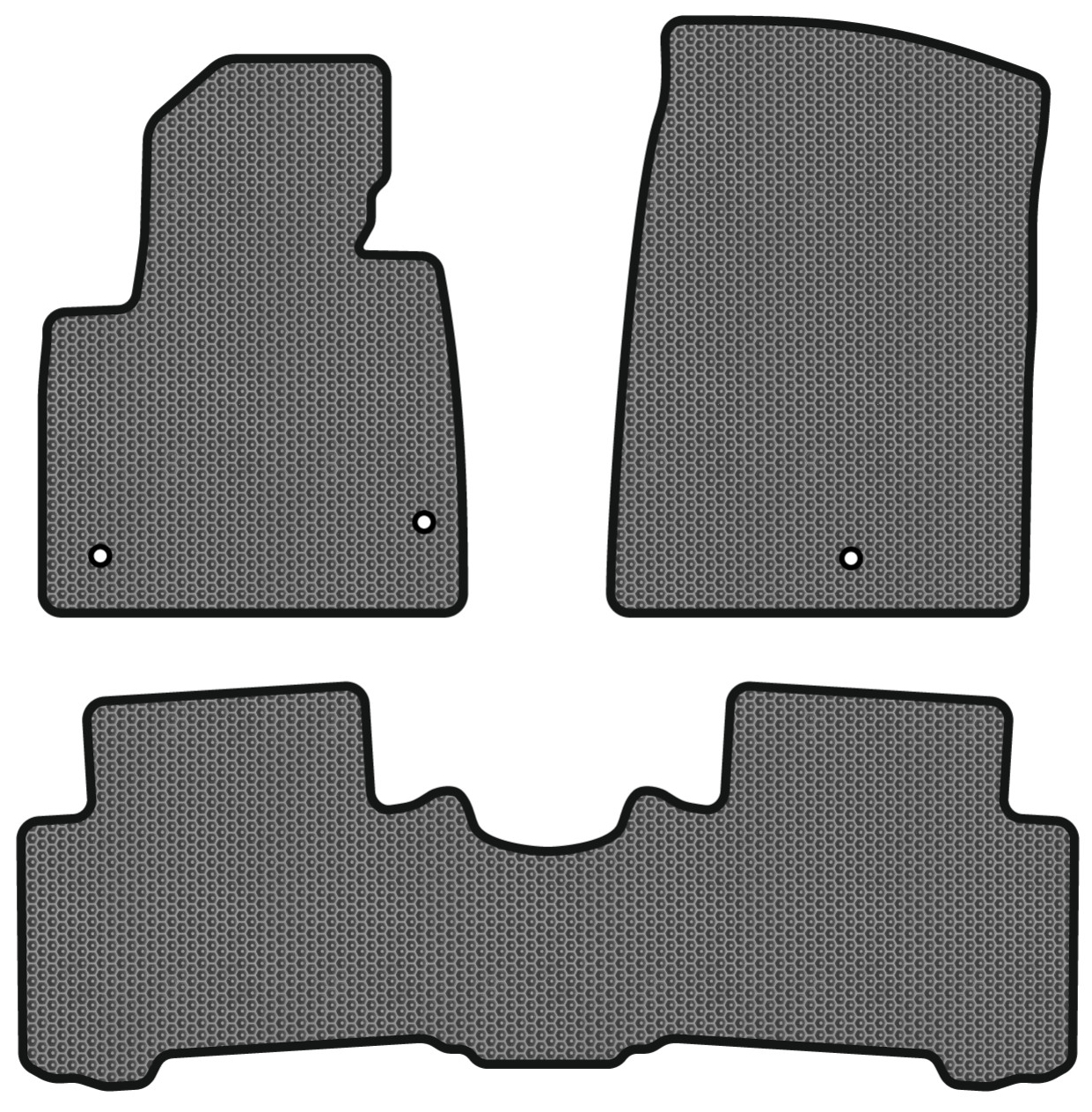 EVA коврики в салон авто EVAtech для Santa FE (DM) 7 seats Hyundai 2012-2017 3 поколение SUV USA HY34472ZB3LA3SGB - Фото 1