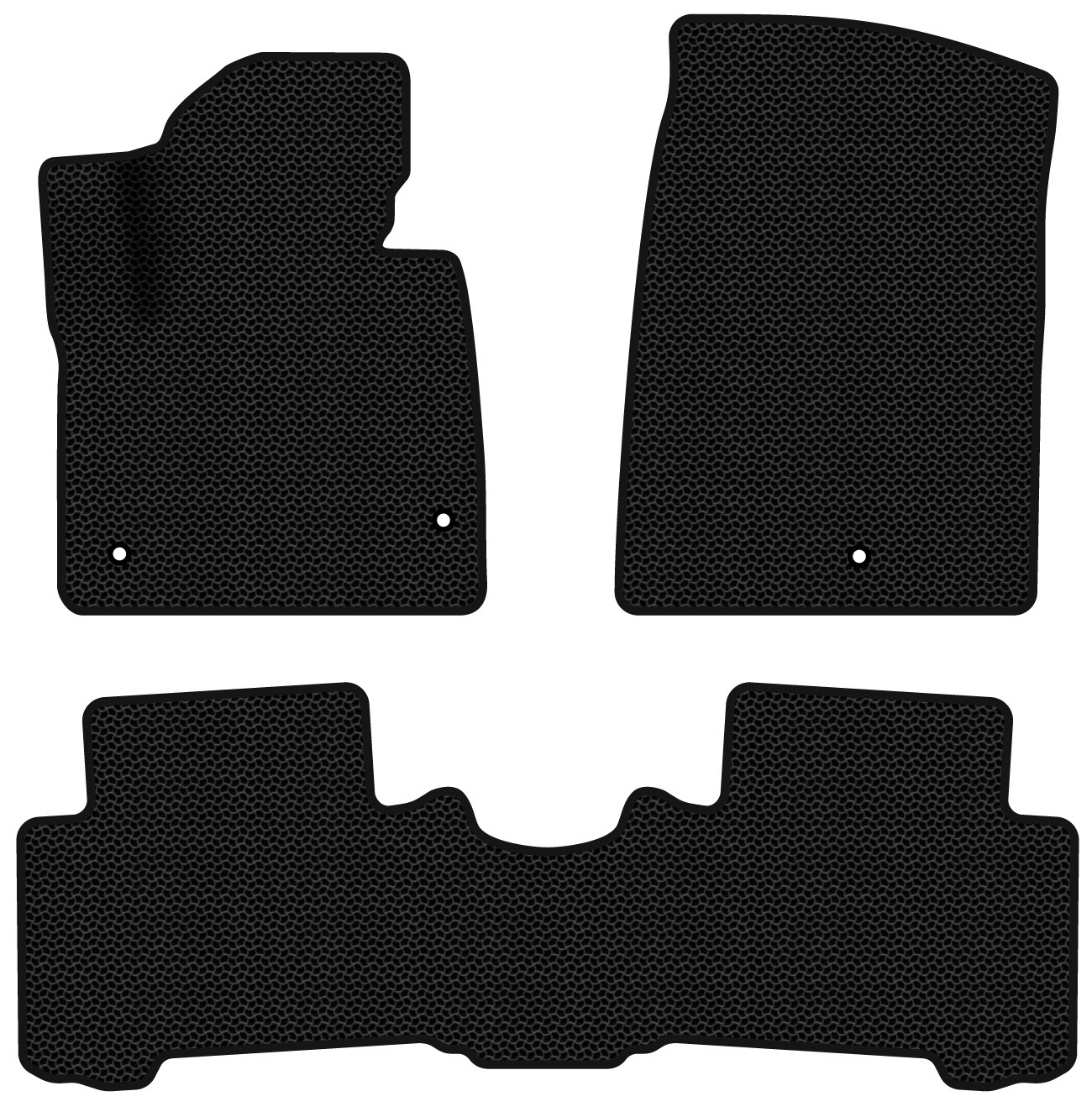 EVA коврики в салон авто EVAtech для Santa FE (DM) 7 seats Hyundai 2012-2017 3 поколение SUV USA HY34472ZD3LA3KBB - Фото 1