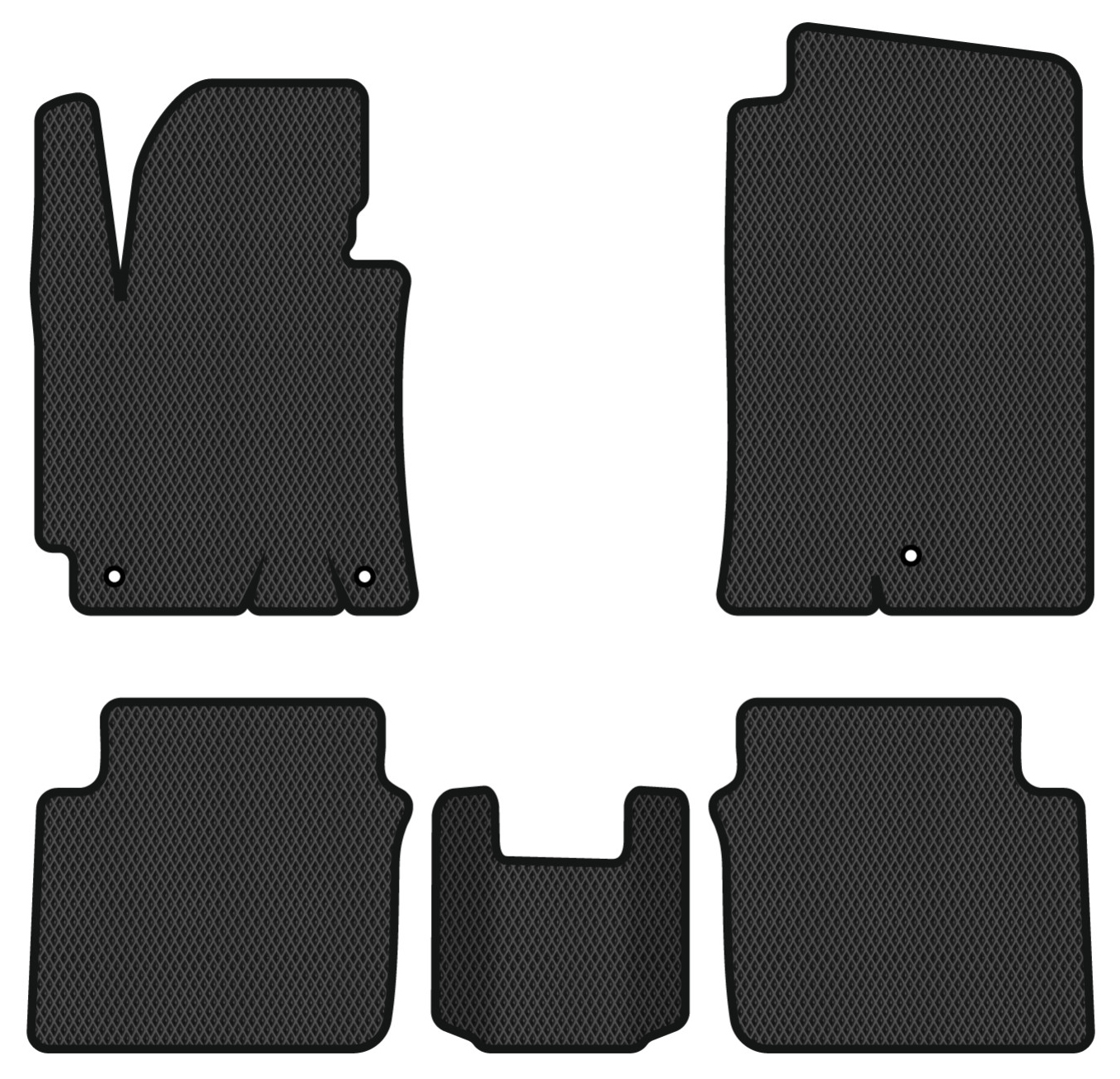 EVA коврики в салон авто EVAtech для Elantra (Avante) Hyundai 2011-2015 5 поколение Sedan EU HY384C5RBB - Фото 1