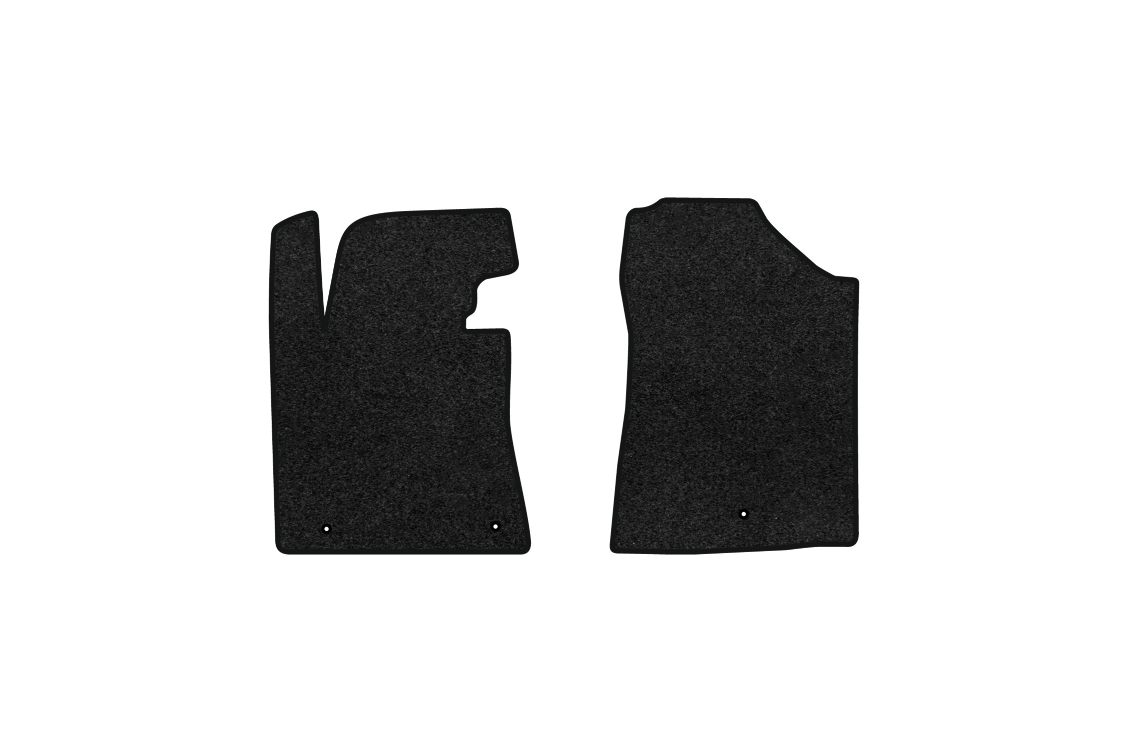 Коврики ворсовые в салон авто EVAtech Premium для Hyundai Elantra GT (MD) (Floor Gas Pedal) 2010-2015 5 поколение Htb USA черный кант HY42304AV2LA3VPB - Фото 1
