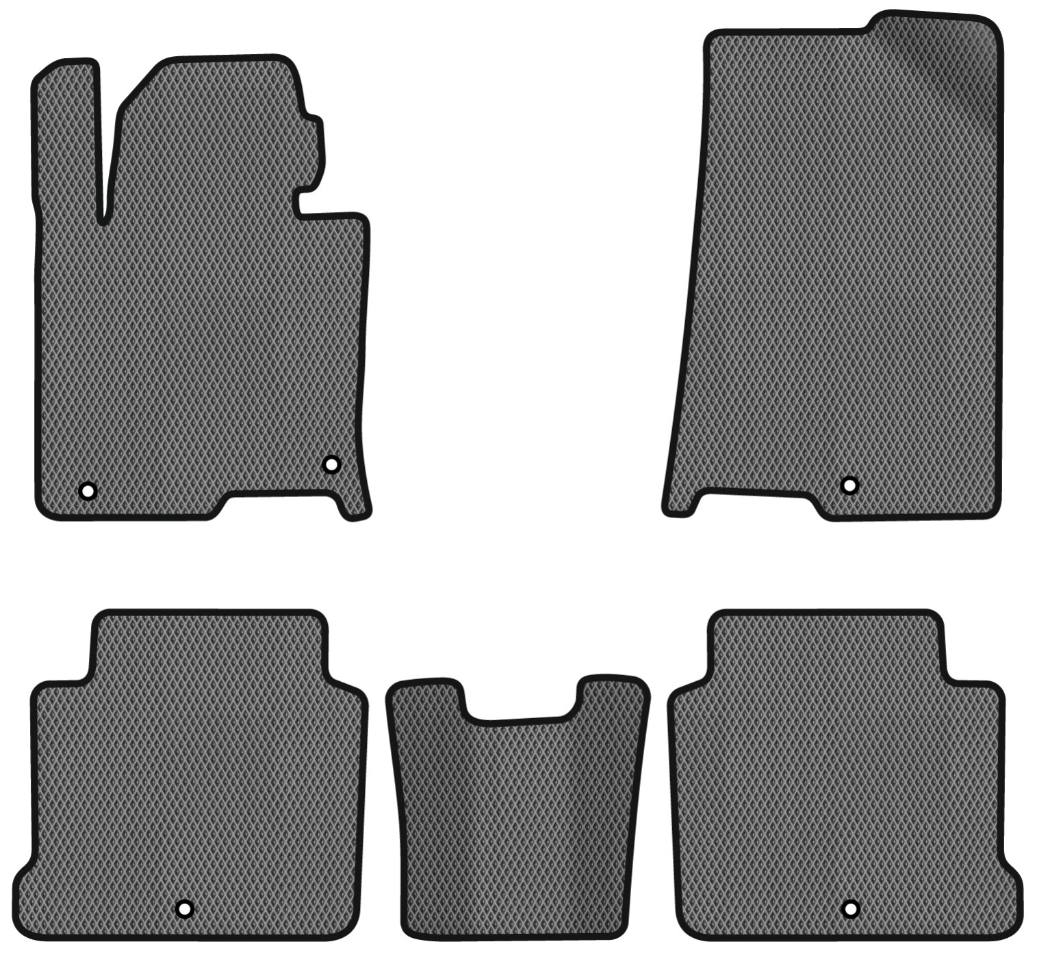 EVA коврики в салон авто EVAtech для Sonata LPI (LF) Hyundai 2014-2019 7 поколение Sedan Korea HY42959C5KH5RGB - Фото 1
