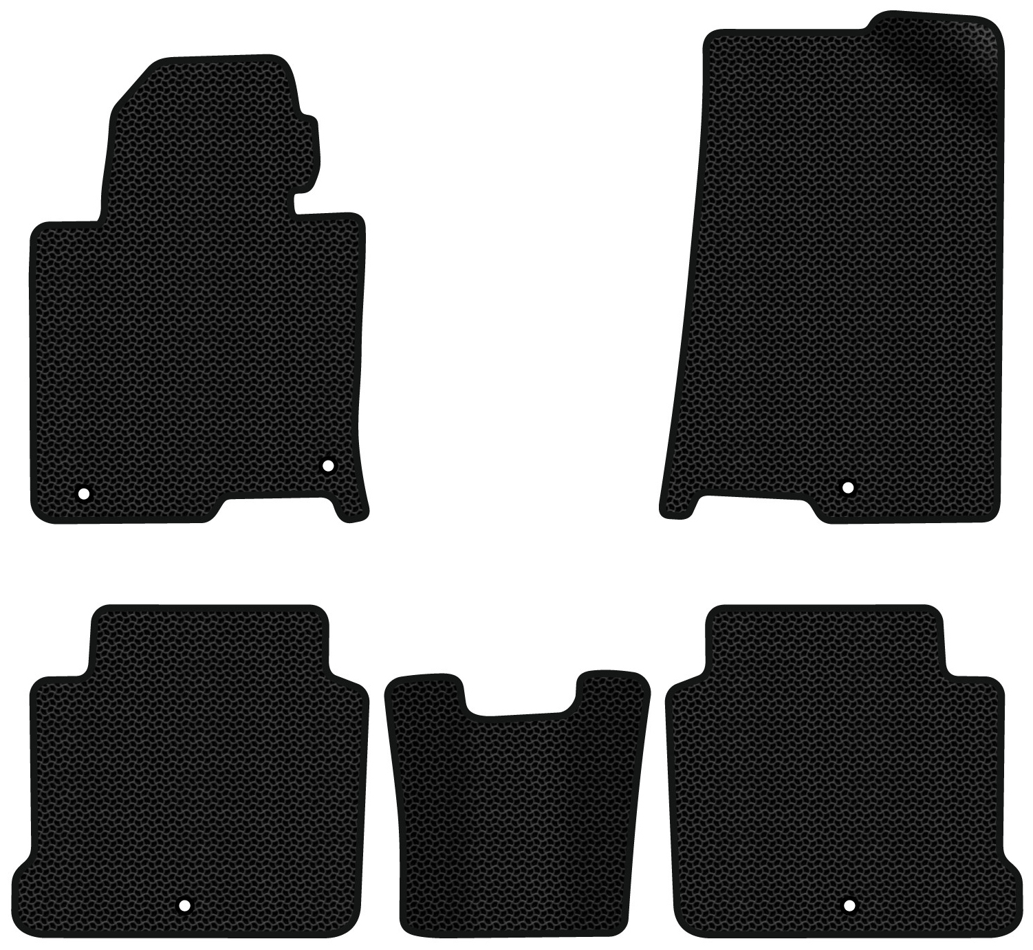 EVA коврики в салон авто EVAtech для Sonata LPI (LF) Hyundai 2014-2019 7 поколение Sedan Korea HY42959CB5KH5KBB - Фото 1