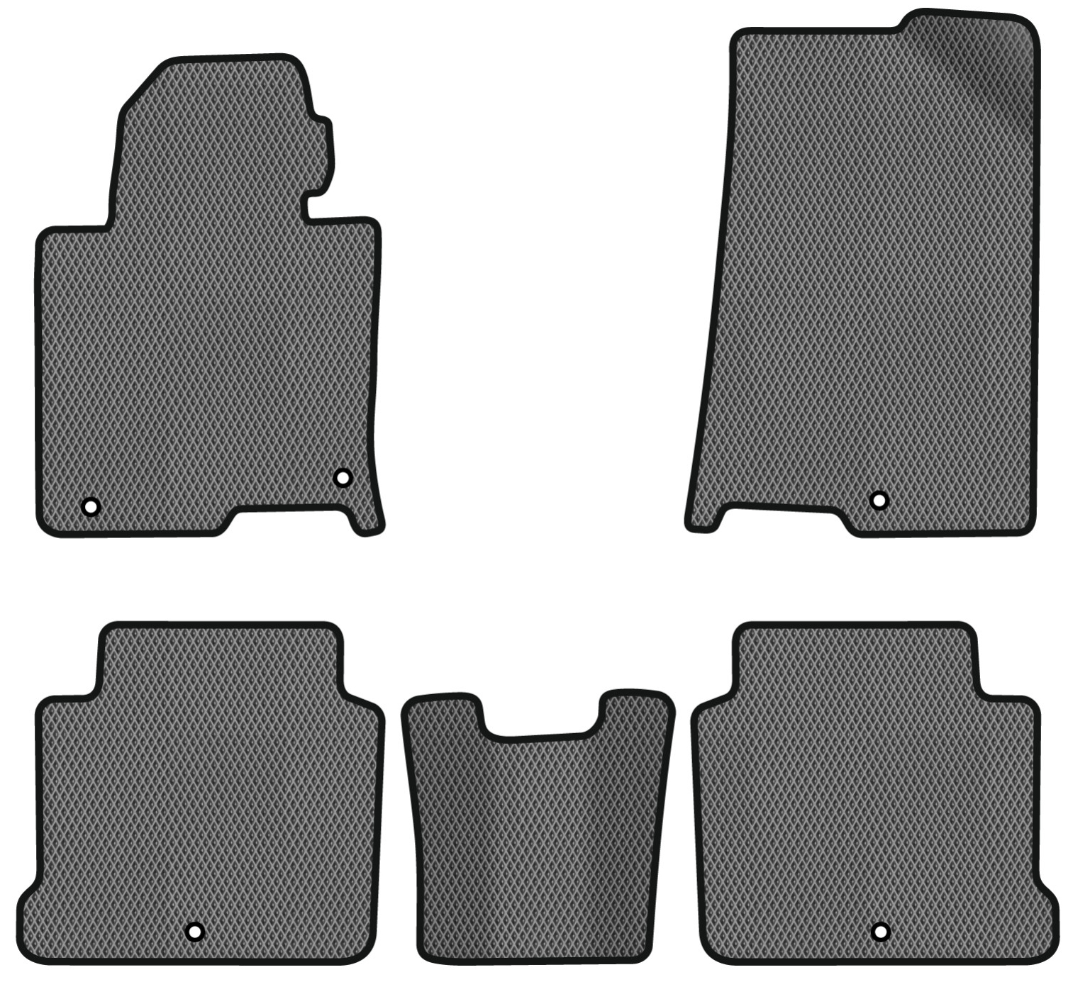 EVA коврики в салон авто EVAtech для Sonata LPI (LF) Hyundai 2014-2019 7 поколение Sedan Korea HY42959CB5KH5RGB - Фото 1