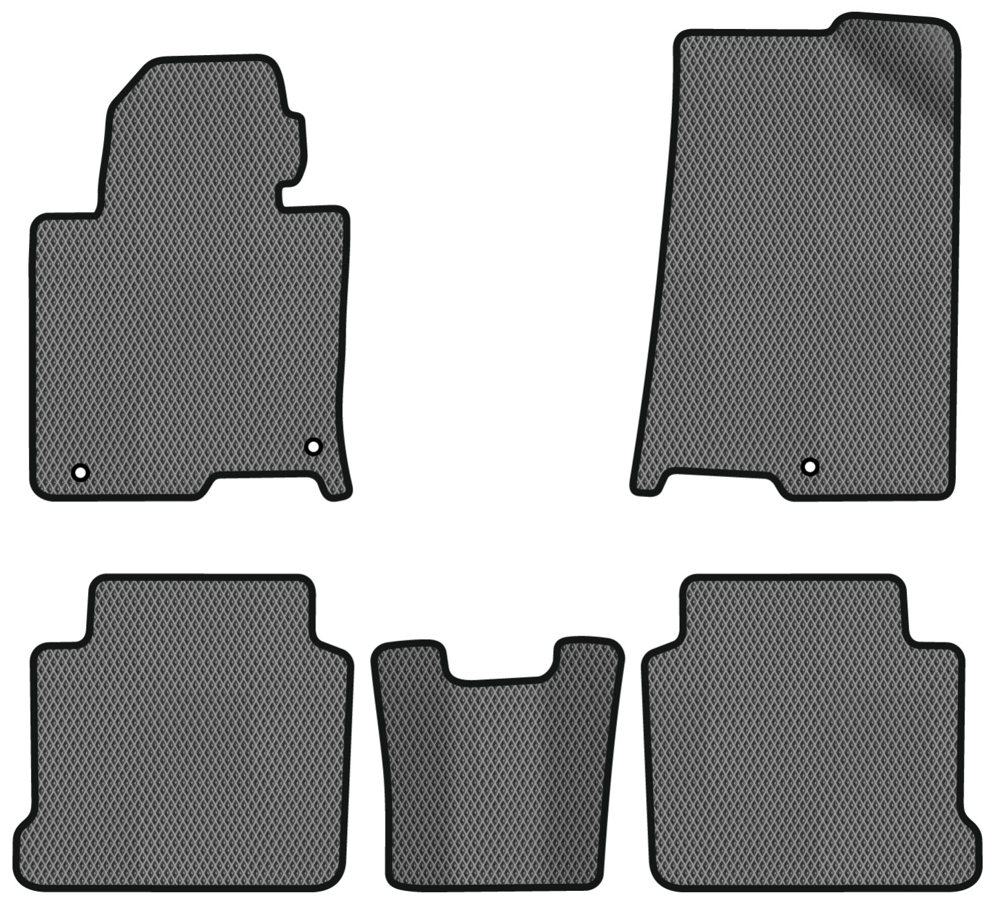 EVA коврики в салон авто EVAtech для Sonata LPI (LF) Hyundai 2014-2019 7 поколение Sedan Korea HY42959CBB5KH3RGB - Фото 1