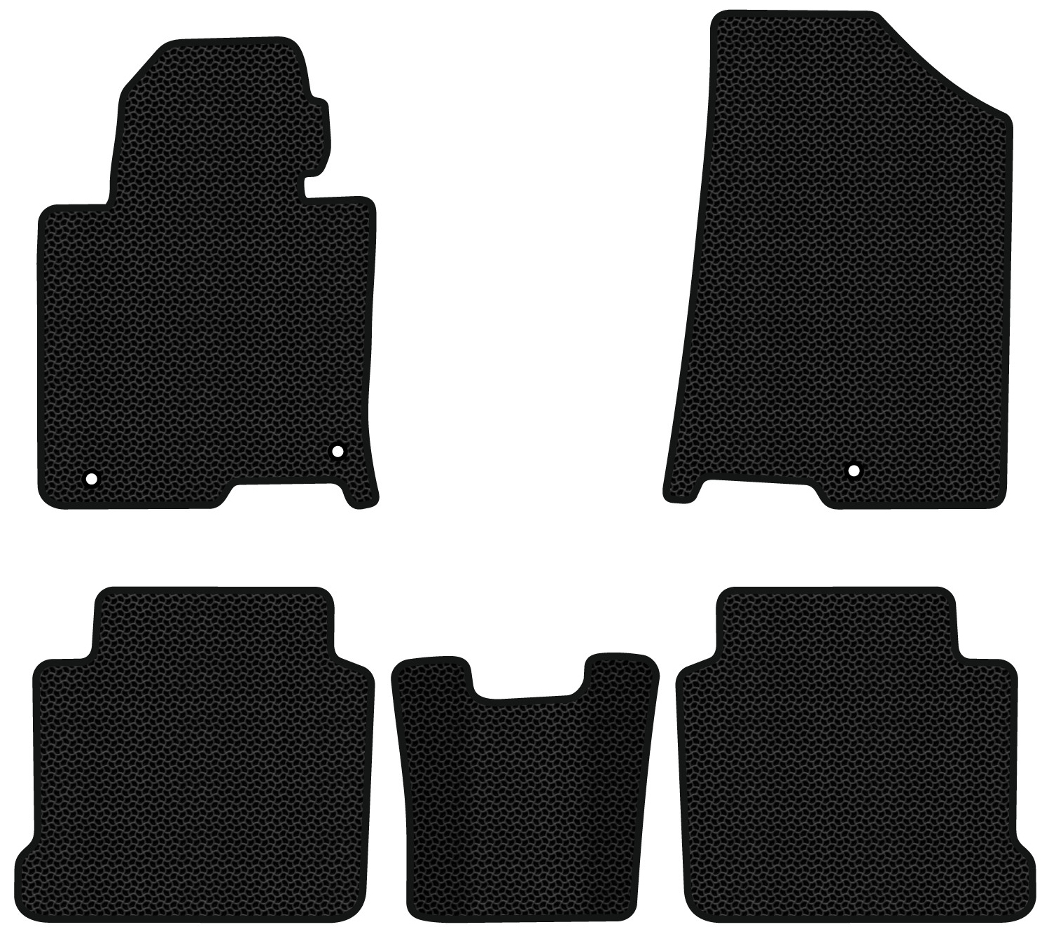 EVA коврики в салон авто EVAtech для Sonata LPI (LF) Hyundai 2014-2019 7 поколение Sedan Korea HY42959CGB5KH3KBB - Фото 1