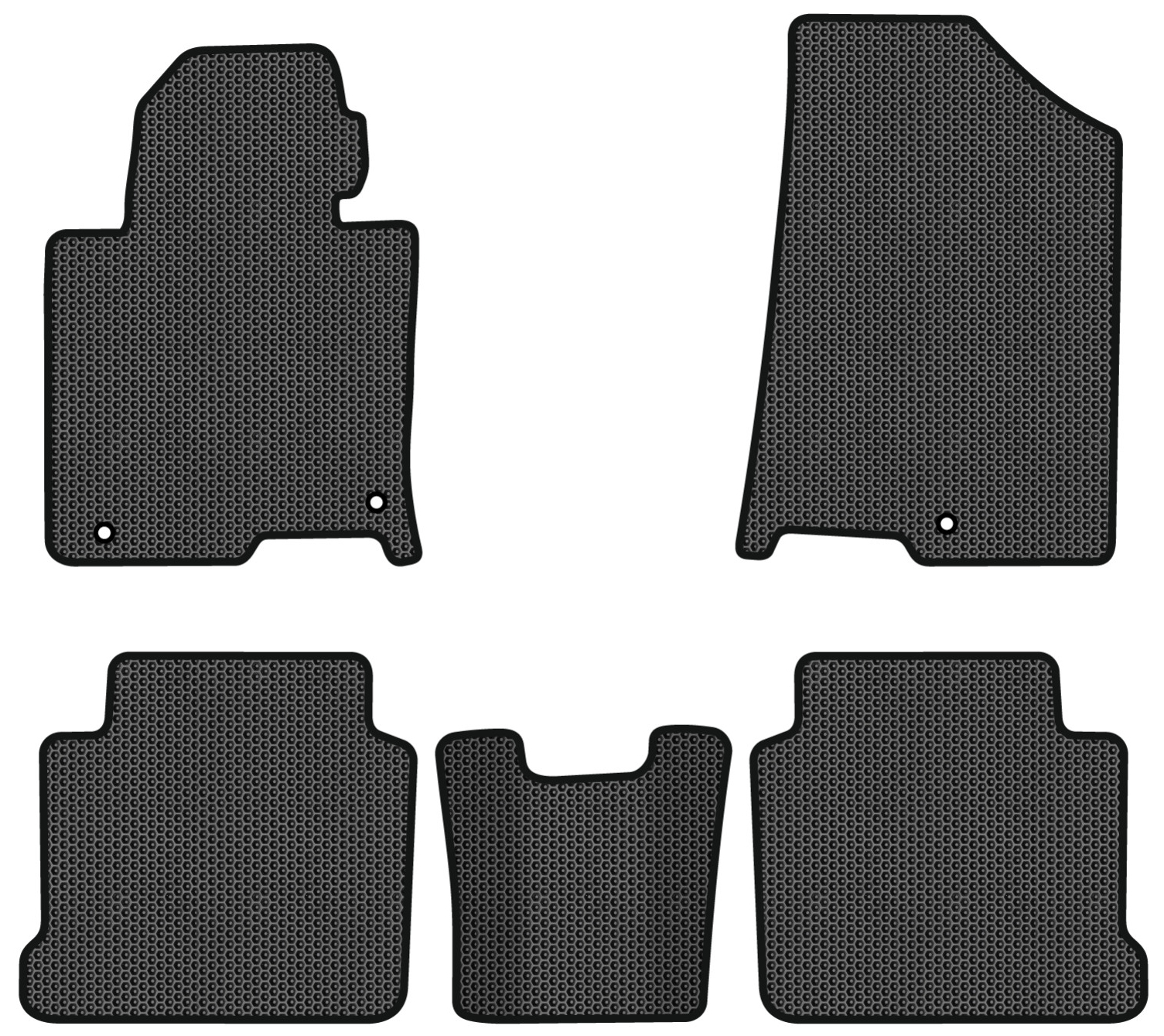 EVA коврики в салон авто EVAtech для Sonata LPI (LF) Hyundai 2014-2019 7 поколение Sedan Korea HY42959CGB5KH3SBB - Фото 1