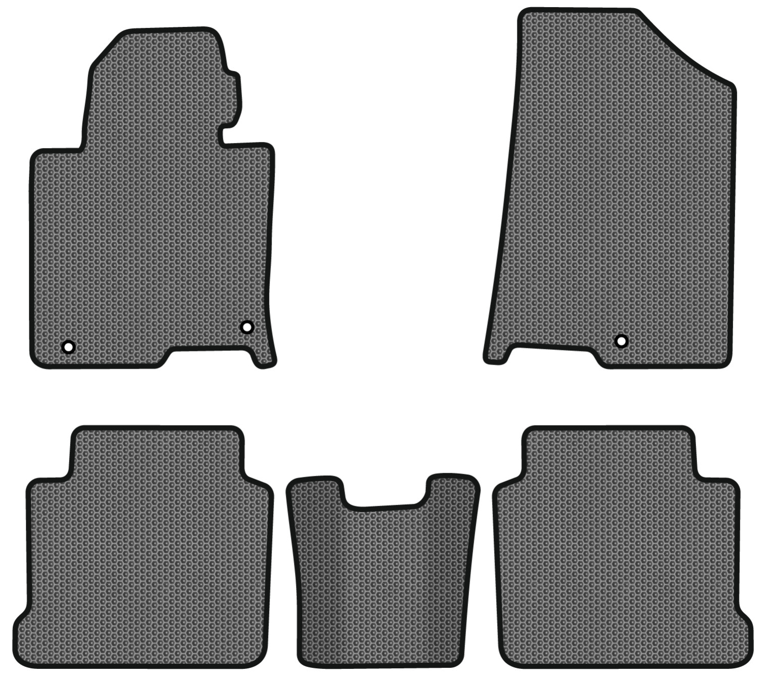 EVA коврики в салон авто EVAtech для Sonata LPI (LF) Hyundai 2014-2019 7 поколение Sedan Korea HY42959CGB5KH3SGB - Фото 1