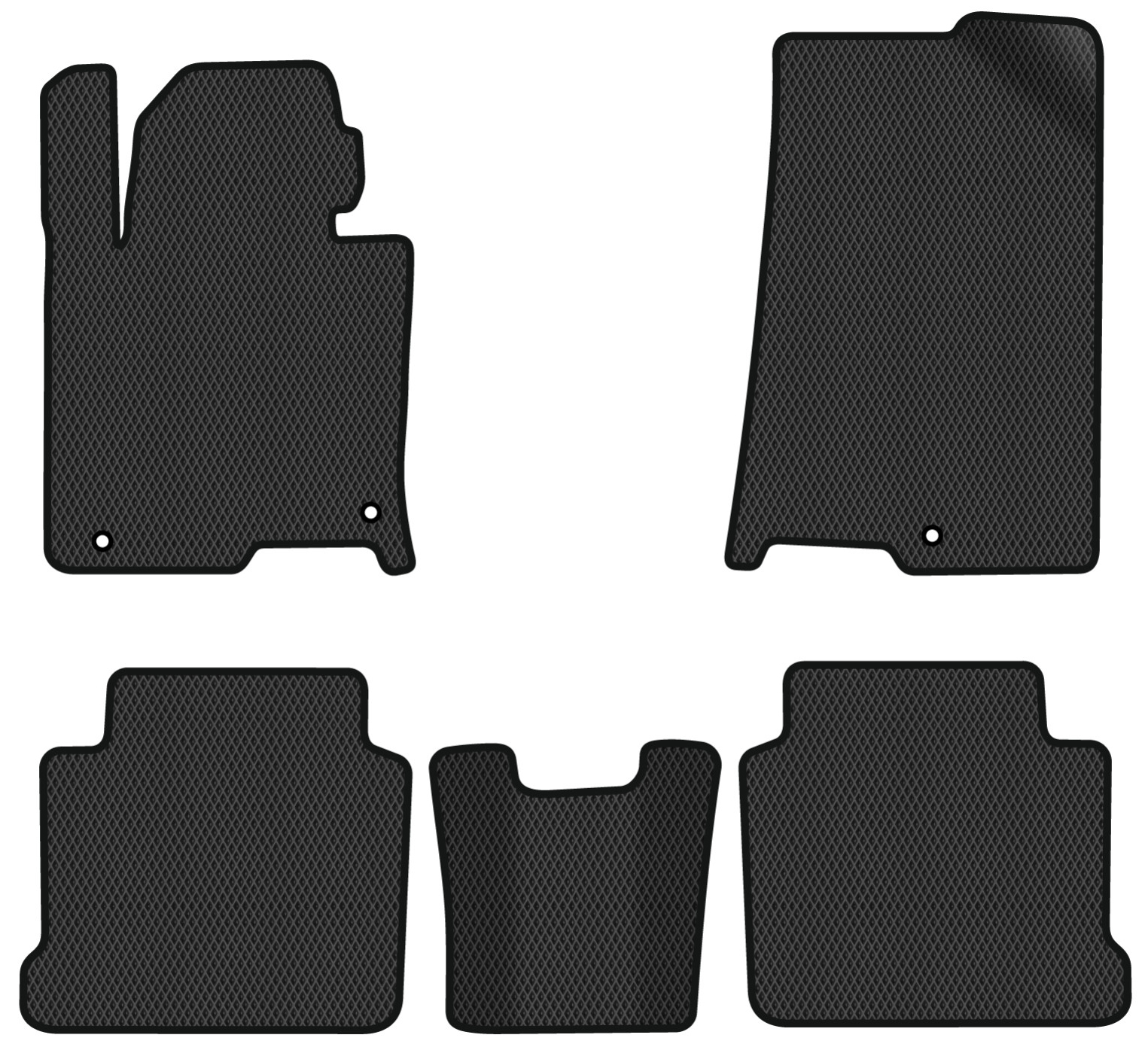 EVA коврики в салон авто EVAtech для Sonata LPI (LF) Hyundai 2014-2019 7 поколение Sedan Korea HY42959CLB5KH3RBB - Фото 1