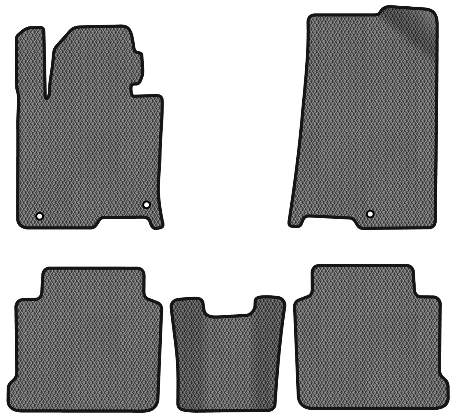 EVA коврики в салон авто EVAtech для Sonata LPI (LF) Hyundai 2014-2019 7 поколение Sedan Korea HY42959CLB5KH3RGB - Фото 1