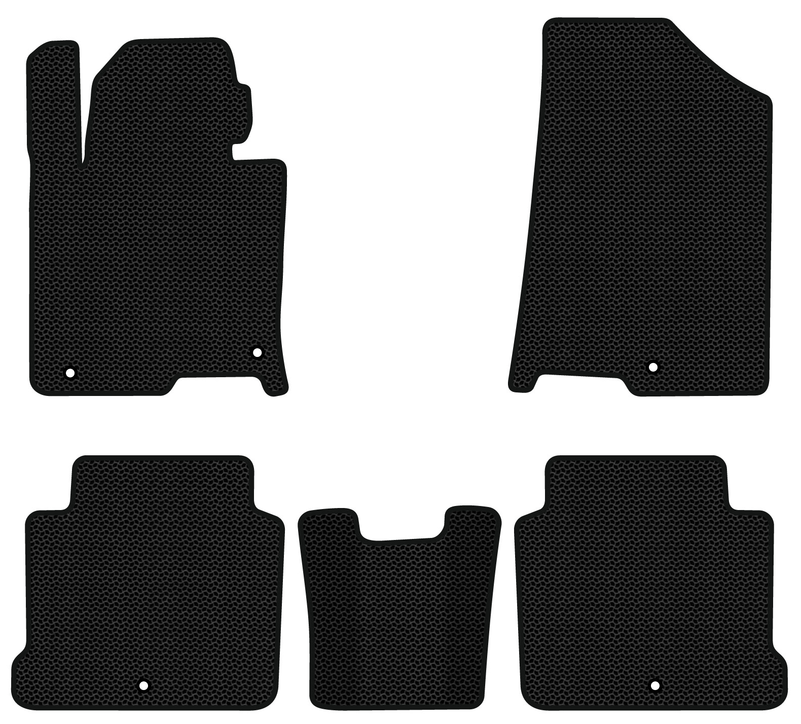 EVA коврики в салон авто EVAtech для Sonata LPI (LF) Hyundai 2014-2019 7 поколение Sedan Korea HY42959CV5KH5KBB - Фото 1