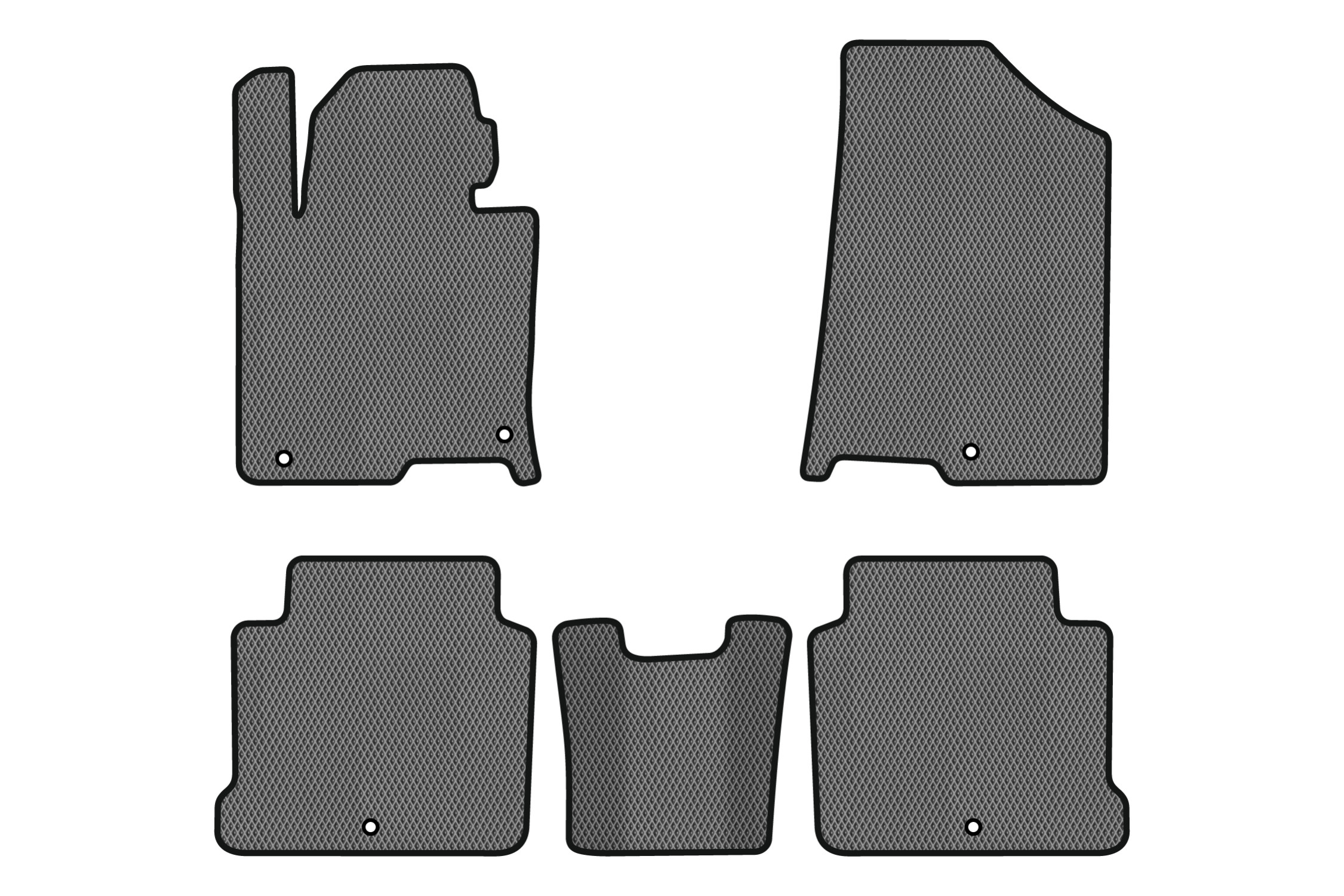 EVA коврики в салон авто EVAtech для Sonata LPI (LF) Hyundai 2014-2019 7 поколение Sedan Korea HY42959CV5KH5RGB - Фото 1