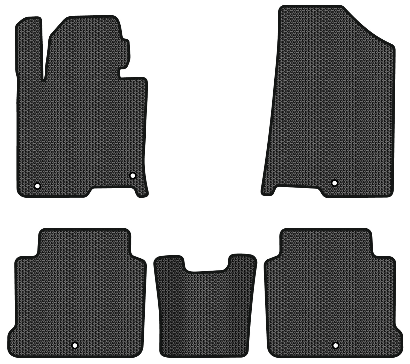 EVA коврики в салон авто EVAtech для Sonata LPI (LF) Hyundai 2014-2019 7 поколение Sedan Korea HY42959CV5KH5SBB - Фото 1