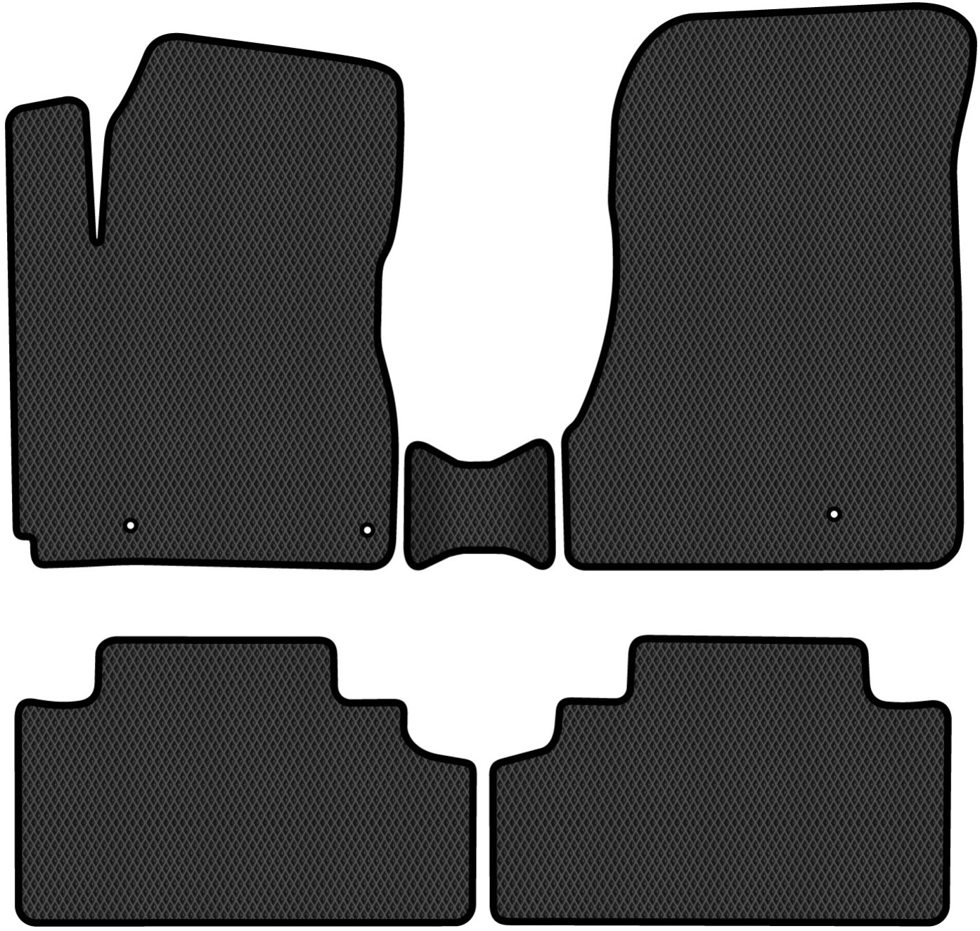 EVA килимки в салон авто EVAtech для Tucson (JM) AT Hyundai 2004-2010 1 покоління SUV EU HY43411PC5LA3RBB - Фото 1