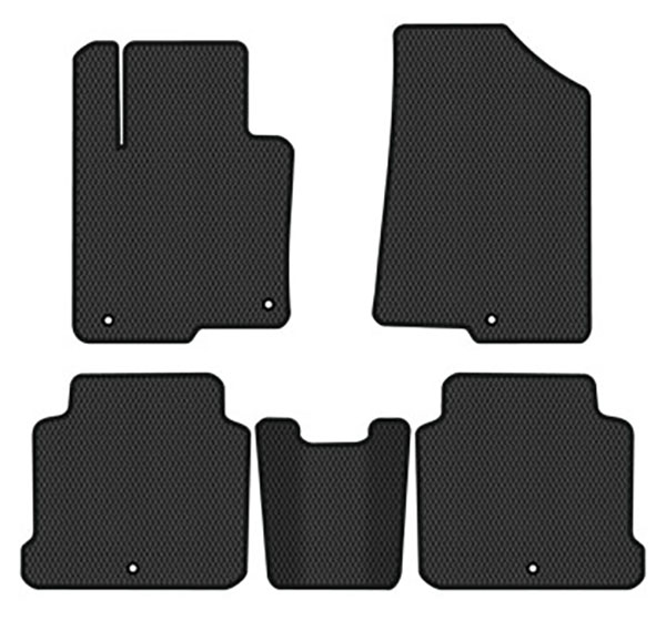 EVA килимки в салон авто EVAtech для Sonata (LF) Hybrid Hyundai 2014-2019 7 покоління Sedan USA HY43551CVK5RBB - Фото 1