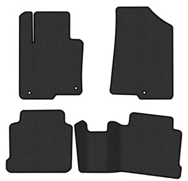 EVA коврики в салон авто EVAtech для Sonata (LF) Hybrid Hyundai 2014-2019 7 поколение Sedan USA HY43551PVB4RBB - Фото 1