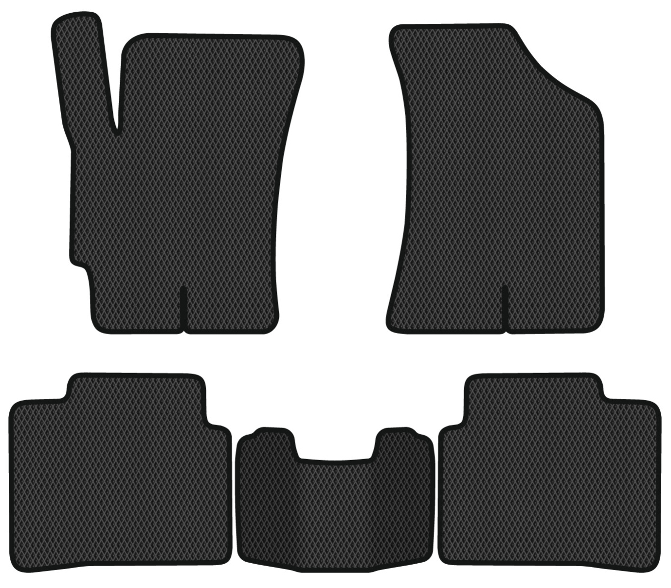 EVA коврики в салон авто EVAtech для Elantra (XD) Ukrainian Assembly Hyundai 2000-2006 3 поколение Sedan EU HY43841CV5RBB - Фото 1