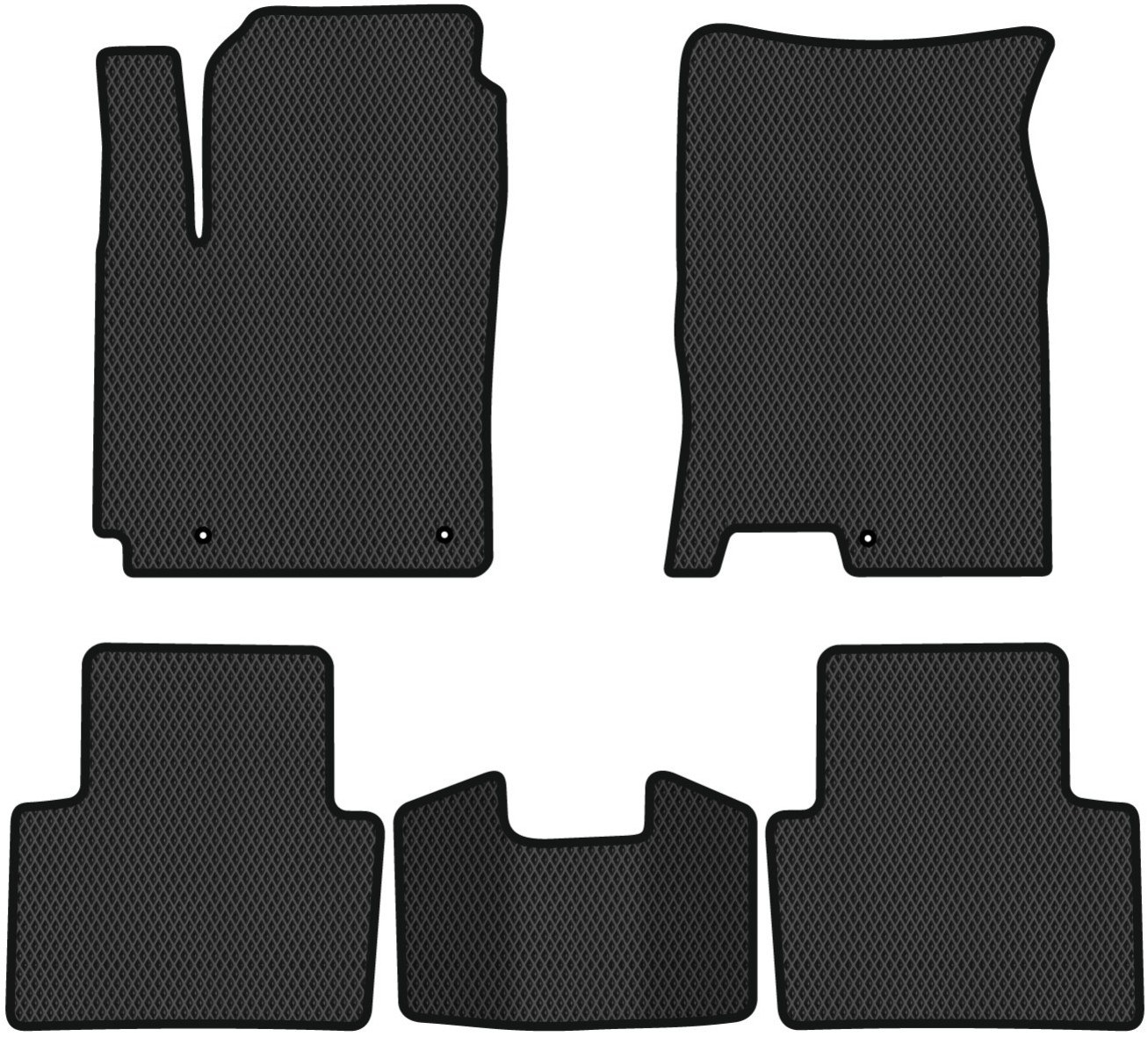 EVA килимки в салон авто EVAtech для Kona Hyundai 2017-2023 1 покоління SUV EU HY44016C5RBB - Фото 1