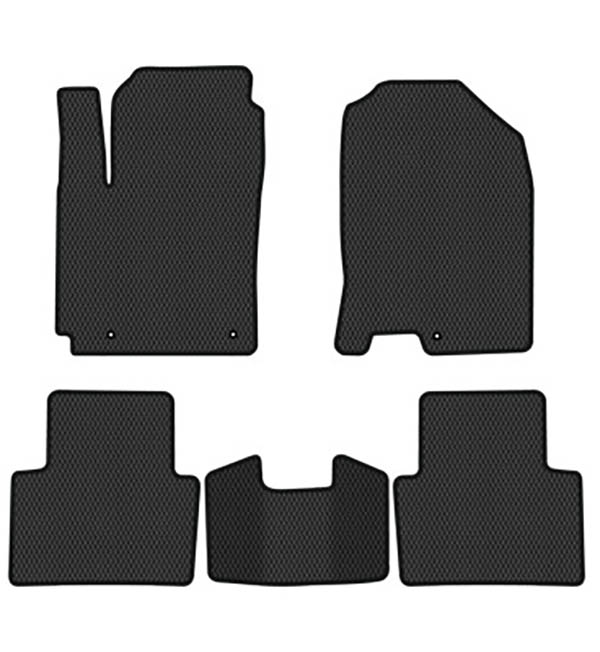 EVA килимки в салон авто EVAtech для Kona Hyundai 2017-2023 1 покоління SUV EU HY44016CV5LA2RBB - Фото 1