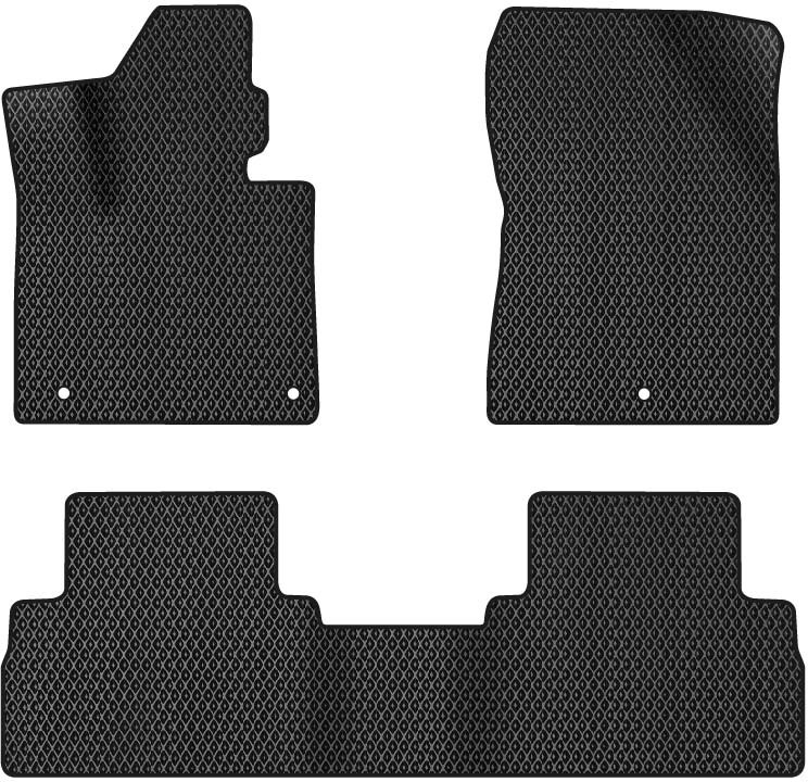 EVA коврики в салон авто EVAtech для Santa FE (TM) 7 seats Hyundai 2018-2020 4 поколение SUV USA HY44141ZD3KH3RBB - Фото 1